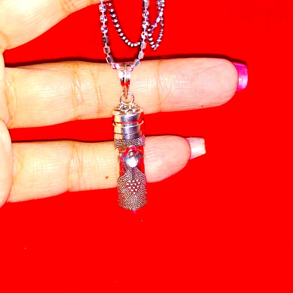 Cremation Urn Necklace For Women | Urn Necklace For Human Ashes 14K Gold Vermeil